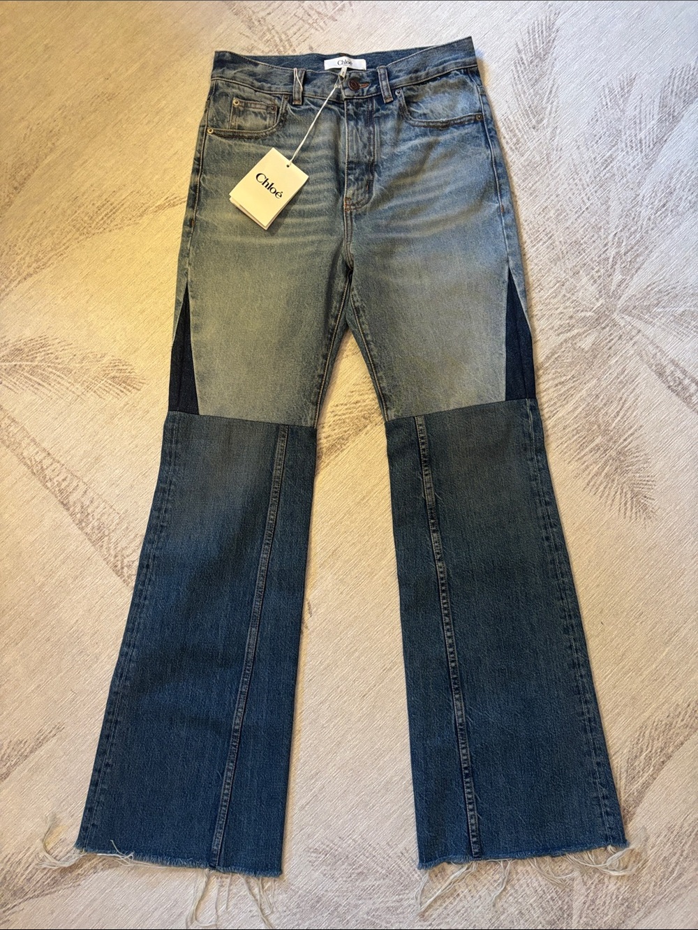 Chloe Patchwork Jeans NWT